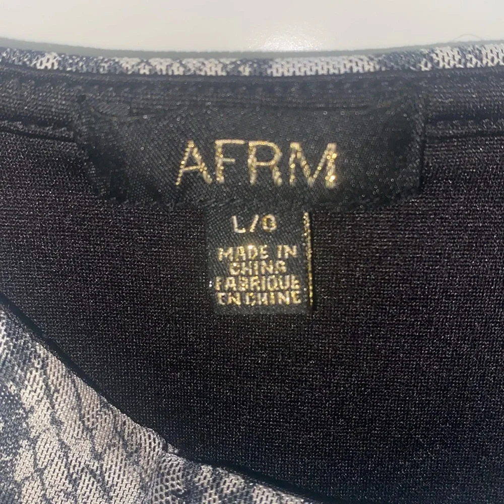 AFRM Snakeskin Pattern Stretchy Bodysuit - Picture 2 of 4